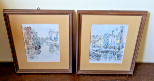 Vintage litografie mario - litografie,