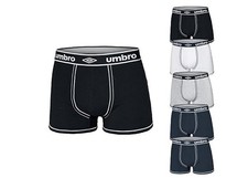 6 BOXER UMBRO 714 COLORI ASSORTITI COTONE ELASTICIZZATO