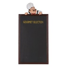 Tabella in legno lavagna menù in legno da poggiare a terra ingres testa cuoco
