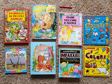 Lotto libri bambini fiabe classiche e nuove, storie, imparare, colori, animali