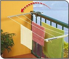 2 Stendipanni da balcone pieghevole, richiudibile