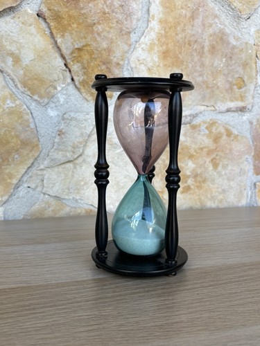 Clessidra vintage legno - clessidra,