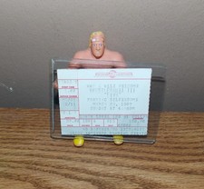 1987 wrestlemania iii ticket - iii,
