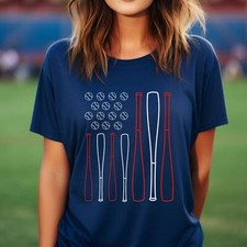 USA American Flag Baseball