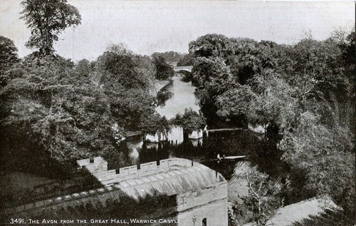Warwick castle river - castle, avon