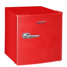 Frigo Bar Sotto Tavolo ROSSO Vintage AKAI Mini Frigorifero Freezer Anni 60 Coca