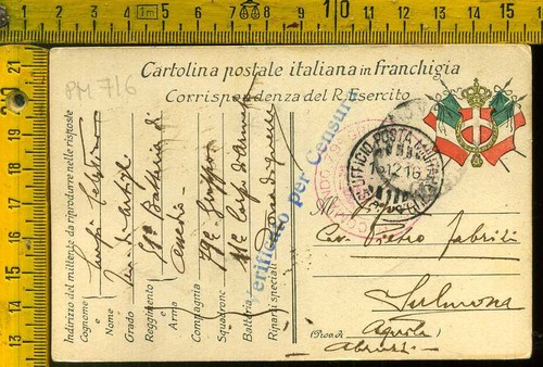 Prima guerra franchigia - franchigia, posta