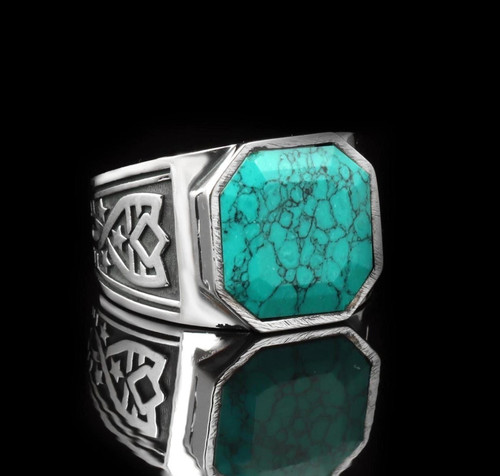 Anello uomo argento - in,