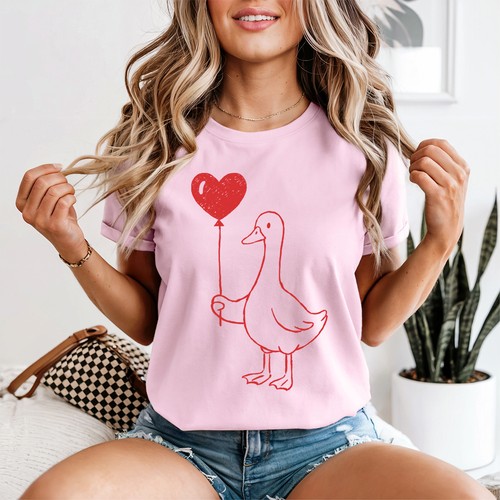 Shirt donna simpatica cuore - t-shirt,