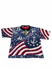 Polo nautica vintage bandiera