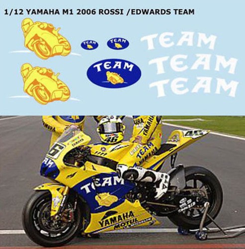 Decals per yamaha m1 - per,