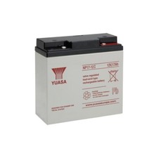 Batteria pannelli solari al piombo impermeabile YUASA NP17-12 12V 17AH 181X76...