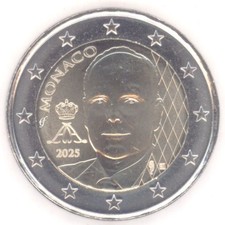 Monaco 2 Euro Coin Circulated