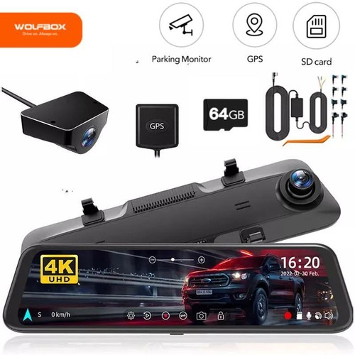 Wolfbox mirror cam dash - wolfbox,