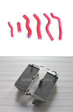 Fit Honda CR125R 1990 - 1997 radiatore alluminio + tubo silicone