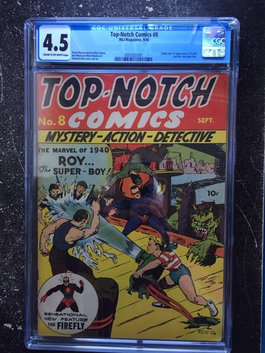 Top notch comics cgc - #8,