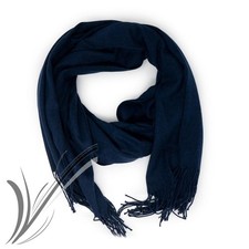 Sciarpone uomo blu invernale sciarpa donna frange inverno calda morbida leggera