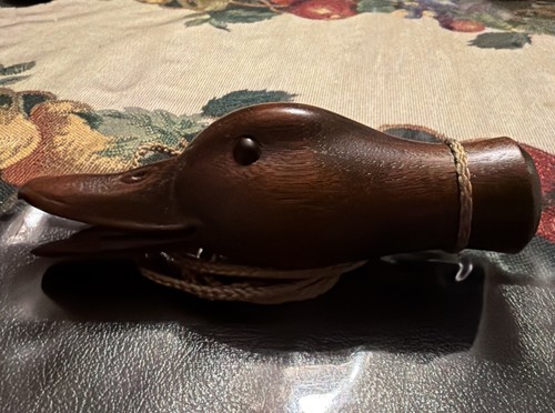 Rara testa anatra legno - d'anatra, in