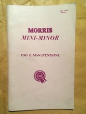 Libretto Uso E Manutenzione Morris Mini Minor