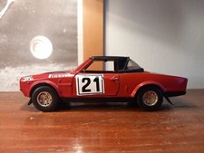 Modello Fiat 124 Abarth Rally Burago 1/24 Made In Italy