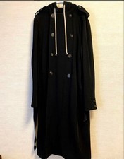 Cappotto lungo Rick Owens Rick Masterpiece nero taglia 48 mai usato