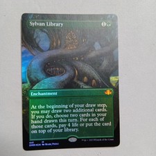 Mtg Sylvan Library Foil Dmr