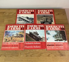Eserciti e Armi No 10, 13, 17, 21, 29 (1973-1976) LOTTO 5 RIVISTE (Interconair)