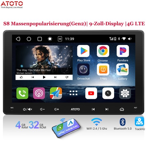 Autoradio atoto android - autoradio, s8