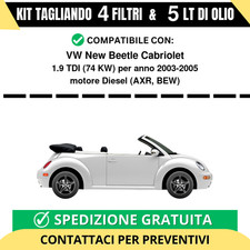 Tagliando per VW New Beetle