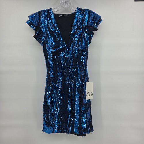 Zara mini abito paillettes - , xs