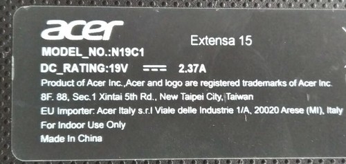 Acer ricambi originali n19c1 - ricambi,