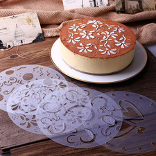 4 Pezzi Di Stencil per Torte