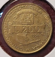 1996 ITALY 200 LIRE