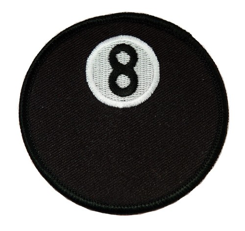 Toppa palline ricamata ferro - 8,