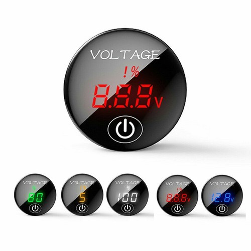 Voltmetro auto moto indicatore - auto,