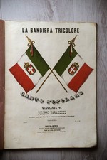 Lotto Antico Spartiti Musicali Risorgimentali (XIX sec.) – Rari- Garibaldi