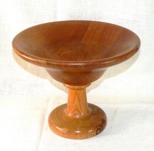 Portafrutta tornita base legno