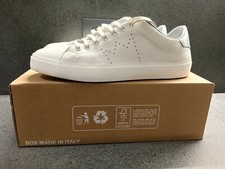  Leather Crown Sneakers LC06 uomo taglia 44 bianco perla-argento 