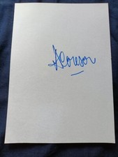 AUTOGRAFO SU A4 ANGELO CERESER