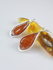 Orecchini ambra. Orecchini in