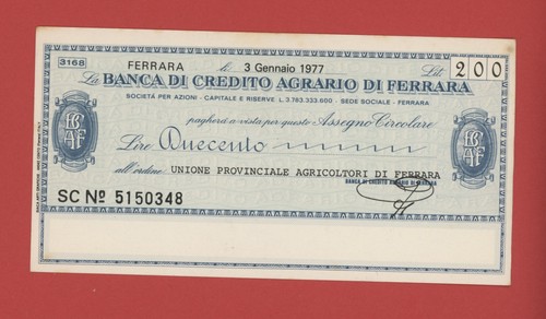 Italy 200 lire 1977 banca - 200,