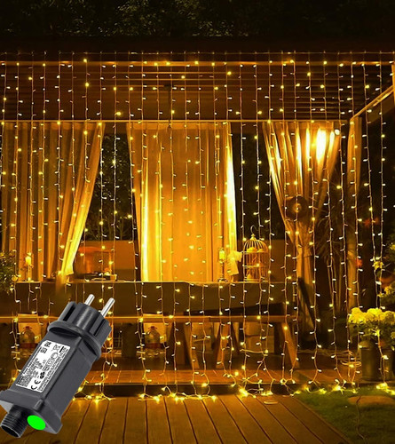 Tenda luminosa 600 led - 6m,