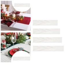 Runner da tavola natalizio, decorazioni morbide per la tavola, per la