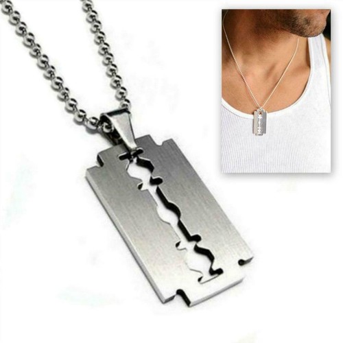 Collana pendente lama rasoio - pendente,