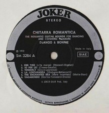 DJANGO & BONNIE  CHITARRA ROMANTICA	 LP N. 1572