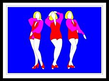 MARCO LODOLA -  SERIGRAFIA   CM. 50 x 70 RAFFAELLA CARRA'