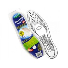 solette per scarpe con memoria adattabile al piede e alla forma