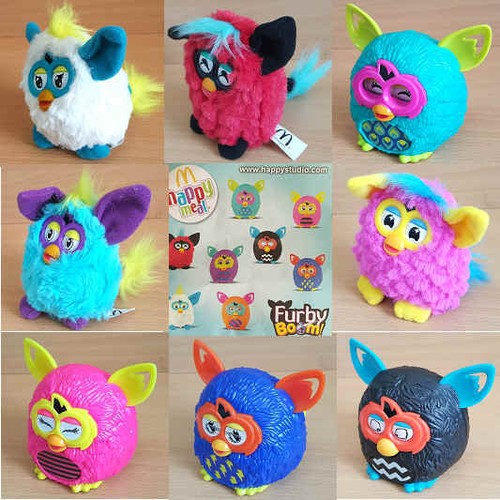 Mcdonalds furby boom happy - mcdonalds,