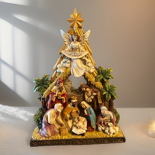Statua presepe angelo sacra - statua,