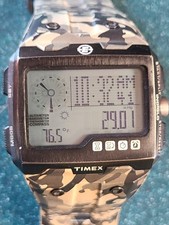 Orologio digitale mimetico TIMEX Expedition WS4 altimetro bussola termica ecc FUNZIONA